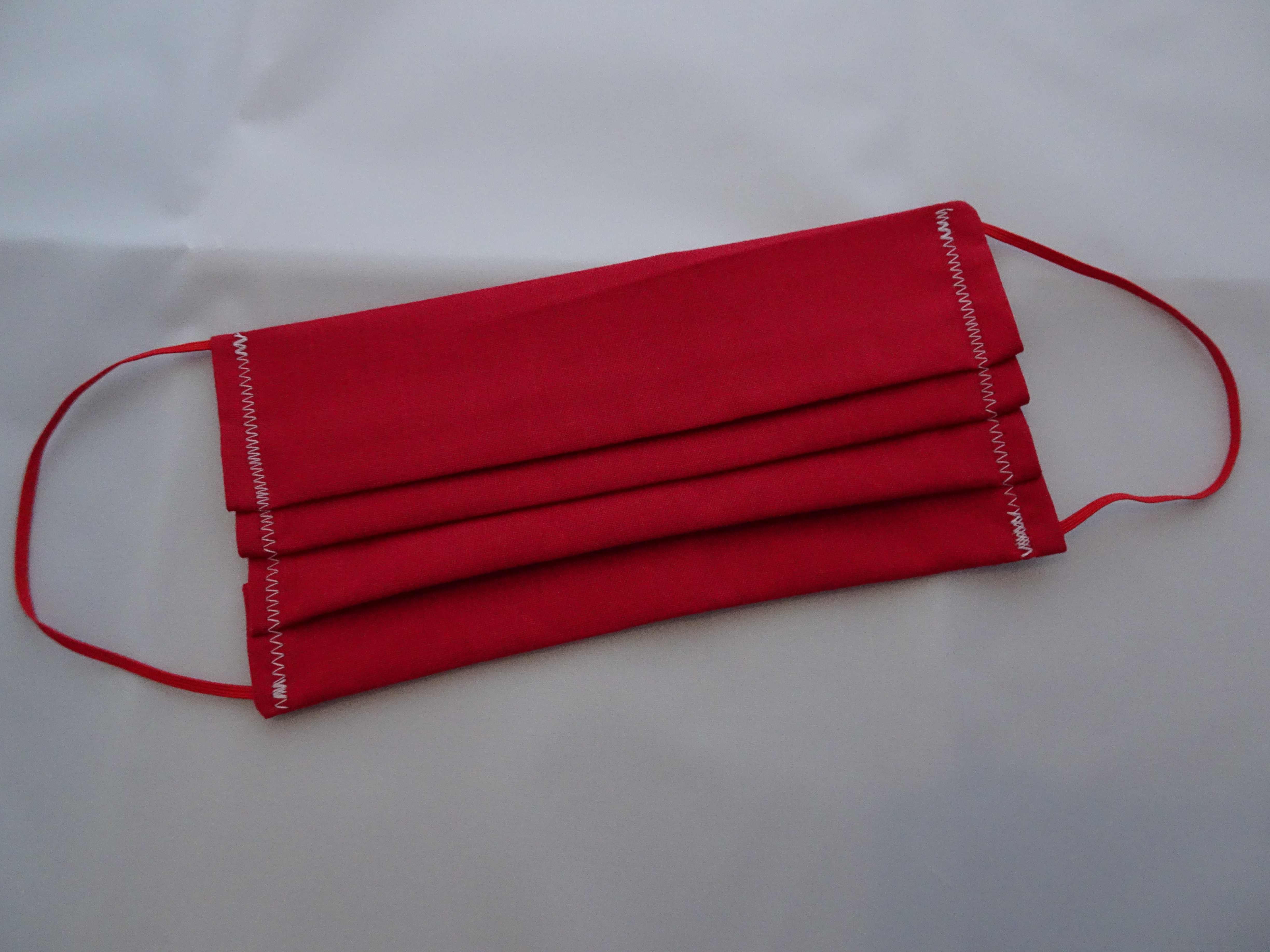 Adult Face Mask – Bright Red