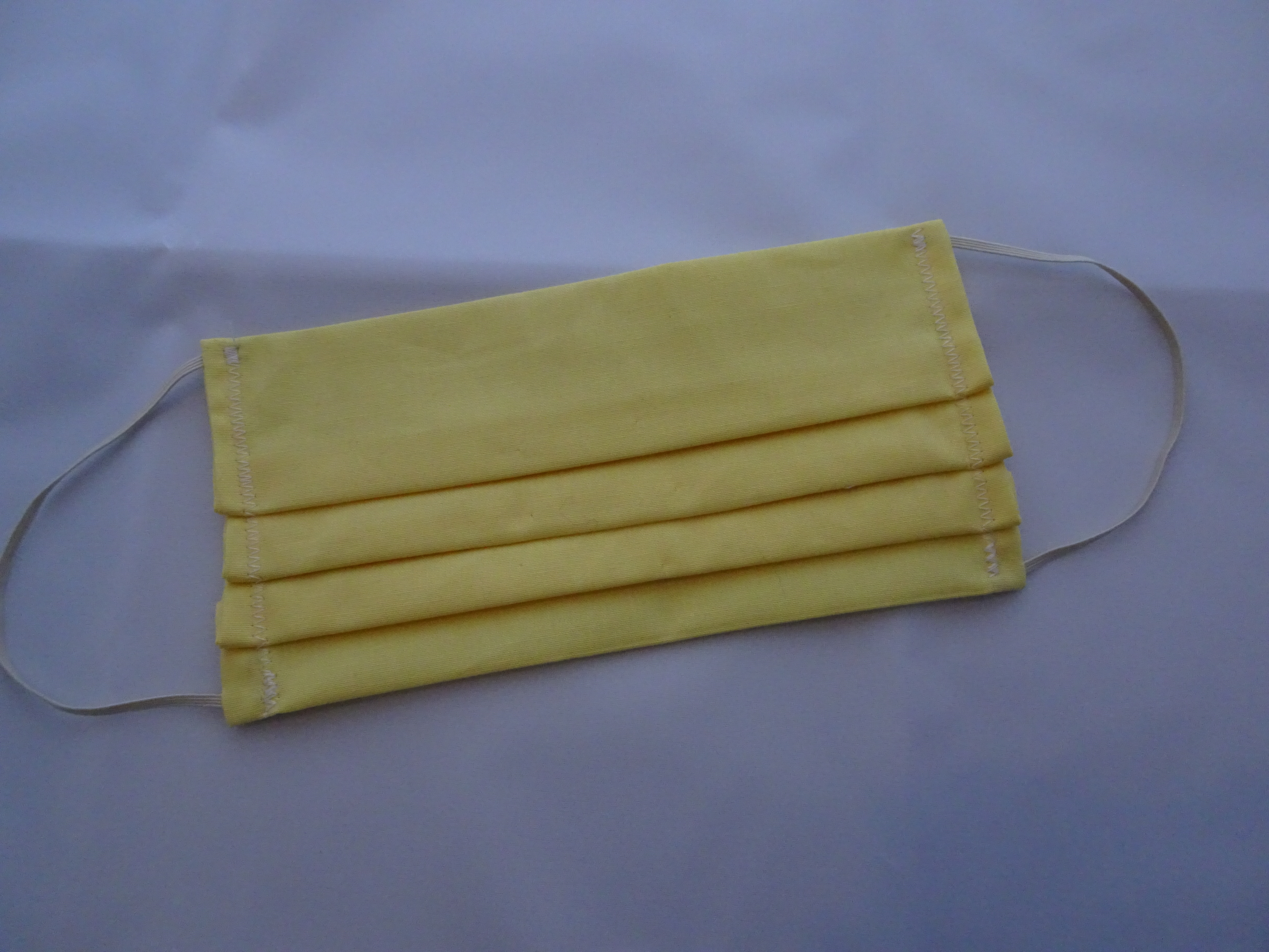 Adult Face Mask – Pale Yellow