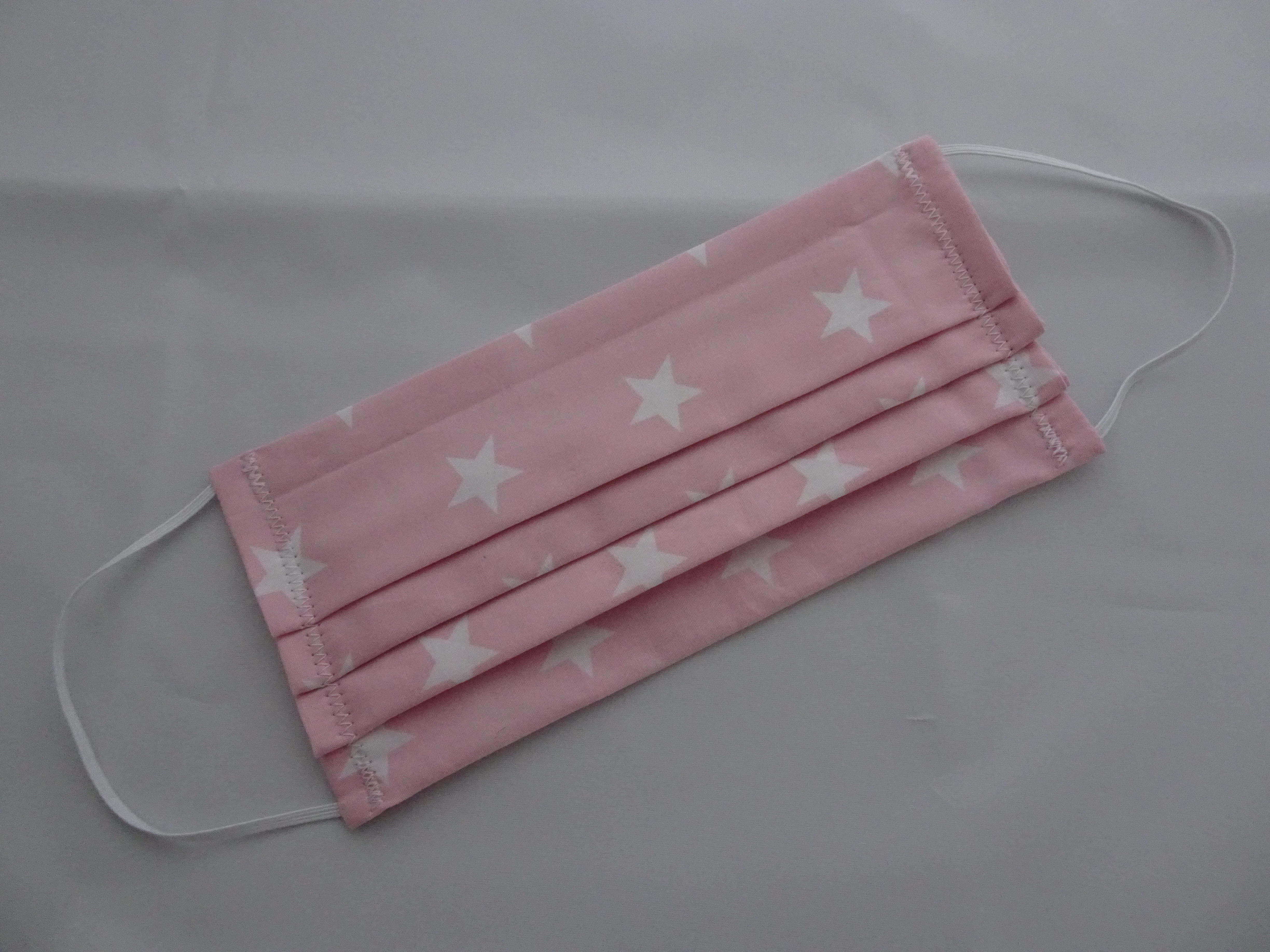 Adult Face Mask – Baby Pink Stars