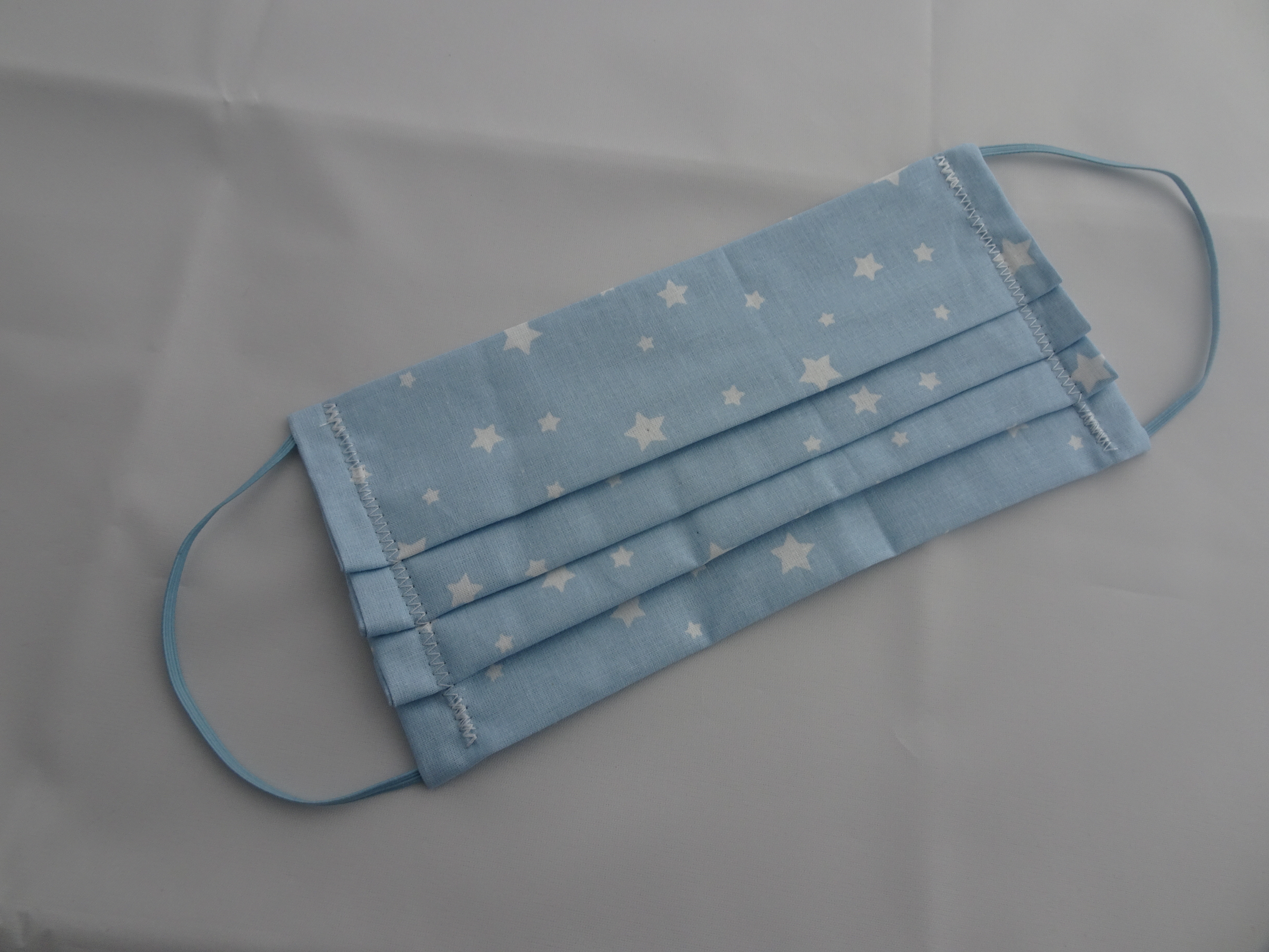 Adult Face Mask – Baby Blue Stars